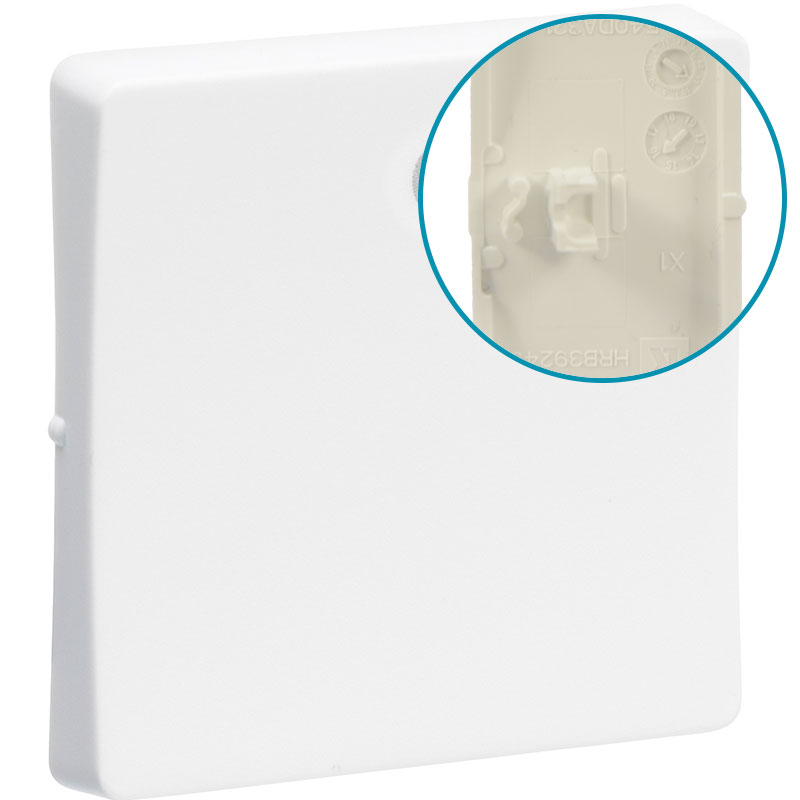 LK FUGA®afbryder 16A tangent 2 pol 1, hvid (ny type)