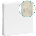 LK FUGA®afbryder 16A tangent 2 pol 1, hvid (ny type)