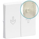 LK FUGA® afbryder 16A Tangent ½ modul, hvid (ny type)