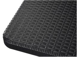 Klapbord - Sort, 180 x 75 x 74cm (rattan)