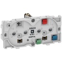 Fuga dob. stikkontakt hospital 2-polet m/jord 2m