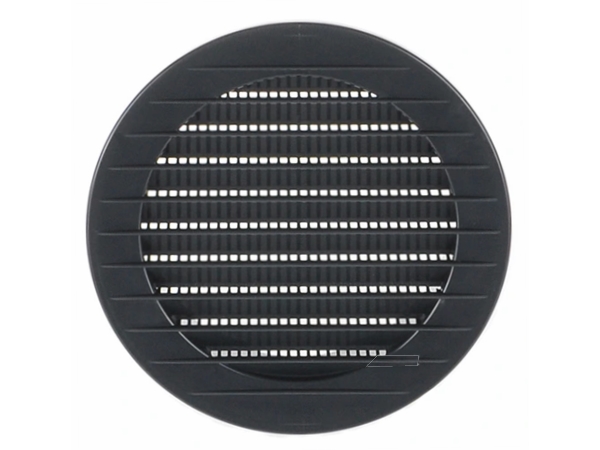 Rund ventilationsrist - Ø70mm, Grafit