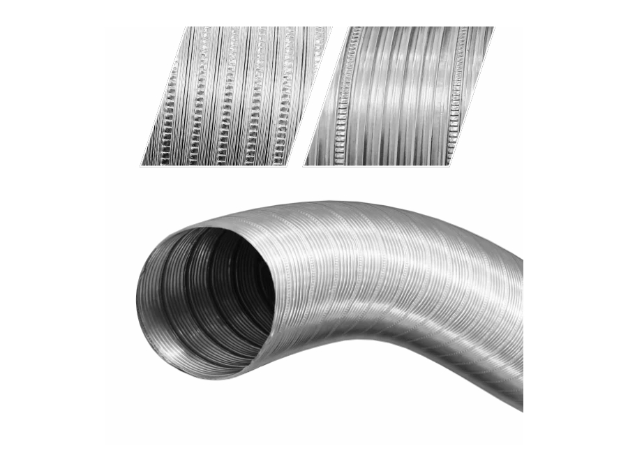 Aluminium flexrør - Ø315mm (3m)