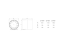 Kanalventilator - aRc Ø120 S, Standard, 16W, 158m3/h