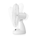 Bordventilator - Ø40cm, 230V 45W, 3 hast., Hvid