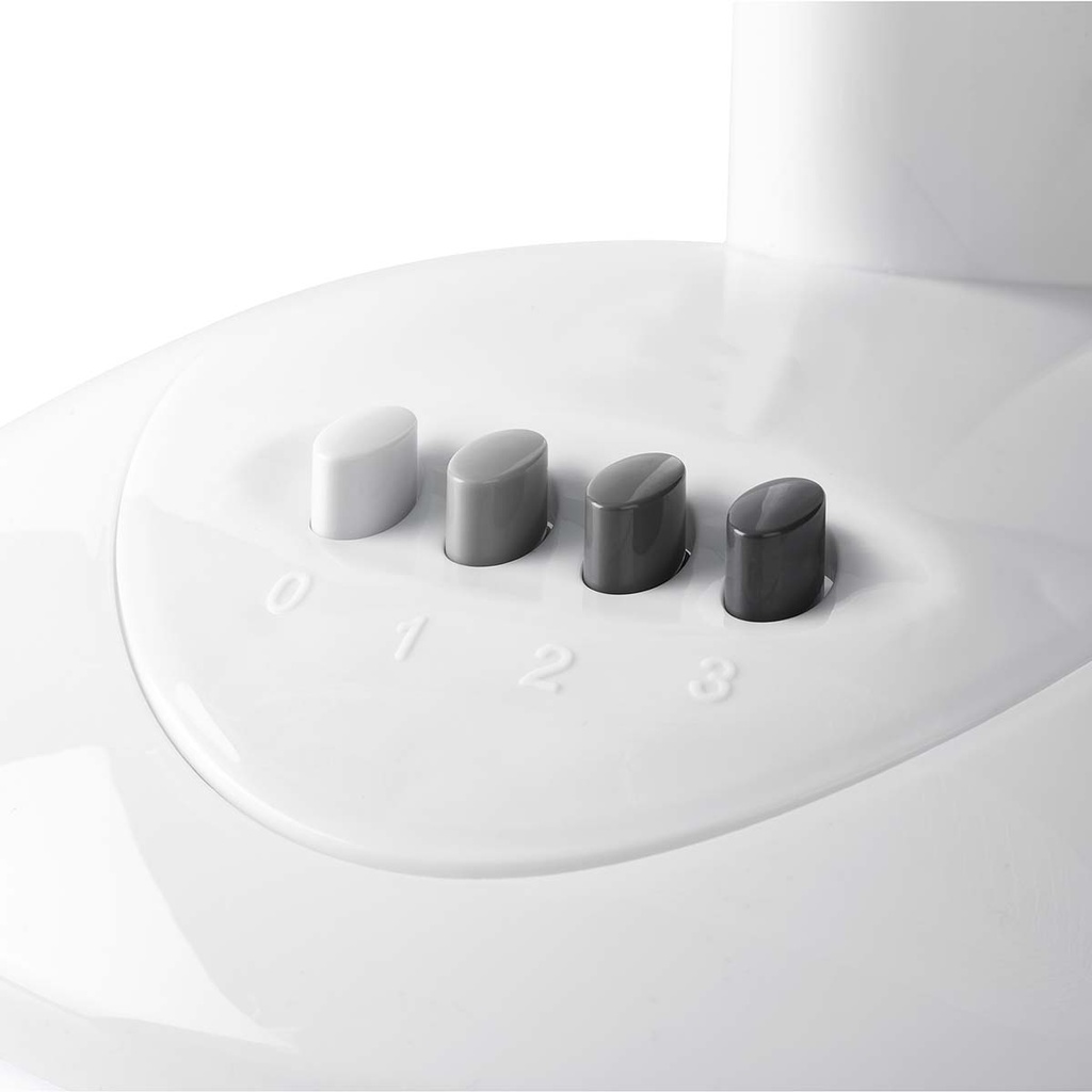 Bordventilator - Ø40cm, 230V 45W, 3 hast., Hvid