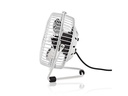 Miniventilator - Ø10cm, USB, Hvid