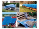 Presenning - 2x3m, 180g/m² ultra stærk, Blå/sort