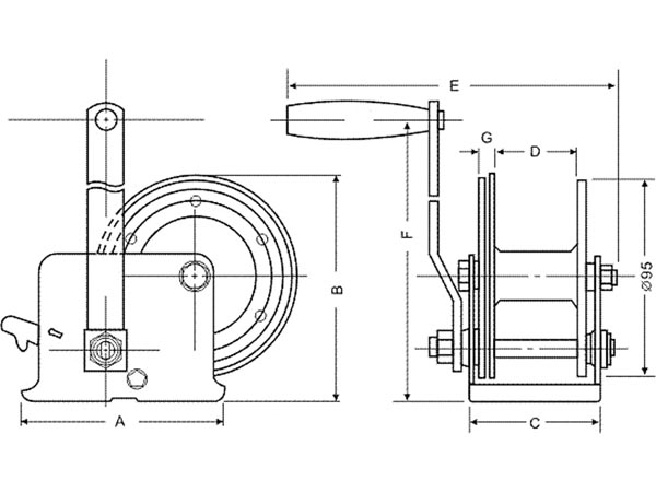 Håndspil - 250 kg