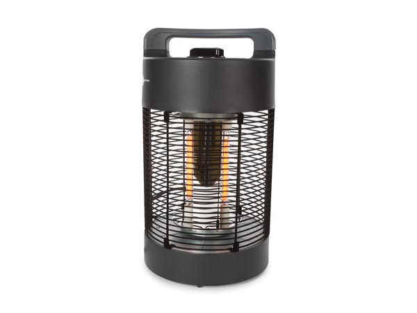 Elektrisk terrassevarmer - 700W, IPX4, til gulv/bord, 360°