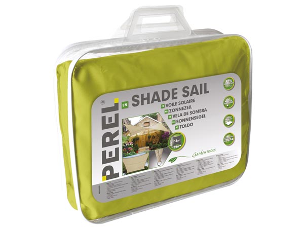 Rektangulært solsejl - 2 x 3m, LIME GRØN