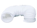 PVC Flexrør - Ø102mm x 6m, Hvid