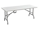 Klapbord - Hvid, 180 x 75 x 74cm
