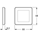 LK Fuga ramme CHOICE 68 1m - transparent