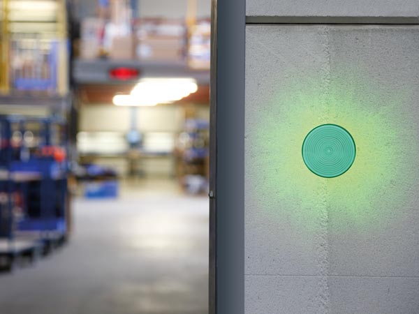 LED blinklys - 12Vdc, Ø77mm, IP20, Grøn