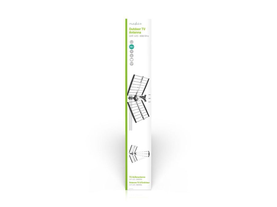 Udendørs TV-antenne - 470-790MHz, 18dB