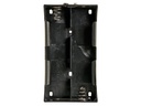 Batteriholder til 4xD bat. (m. knapterminaler)