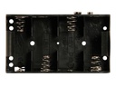 Batteriholder til 4xC bat. (m. knapterminaler)