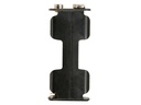 Batteriholder til 2xAA bat. (m. knapterminaler)