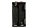 Batteriholder til 4xAA bat. (m. knapterminaler)