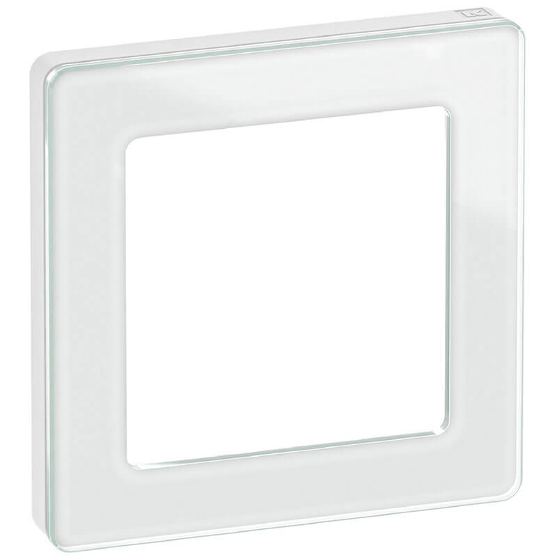 LK Fuga ramme PURE 66 glas 3½m - hvid