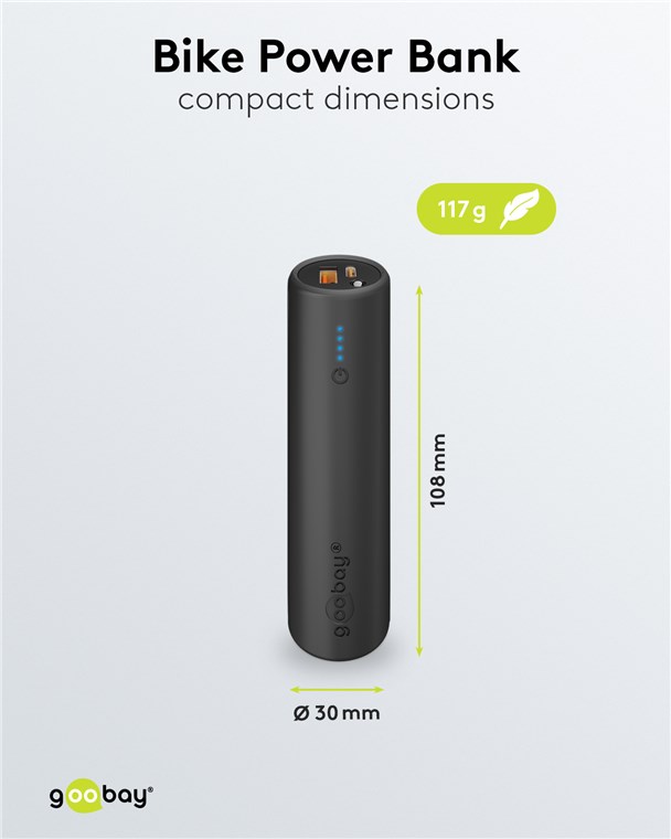 Bike Power Bank 5.0 - USB-A + USB-C (PD), 5000mAh