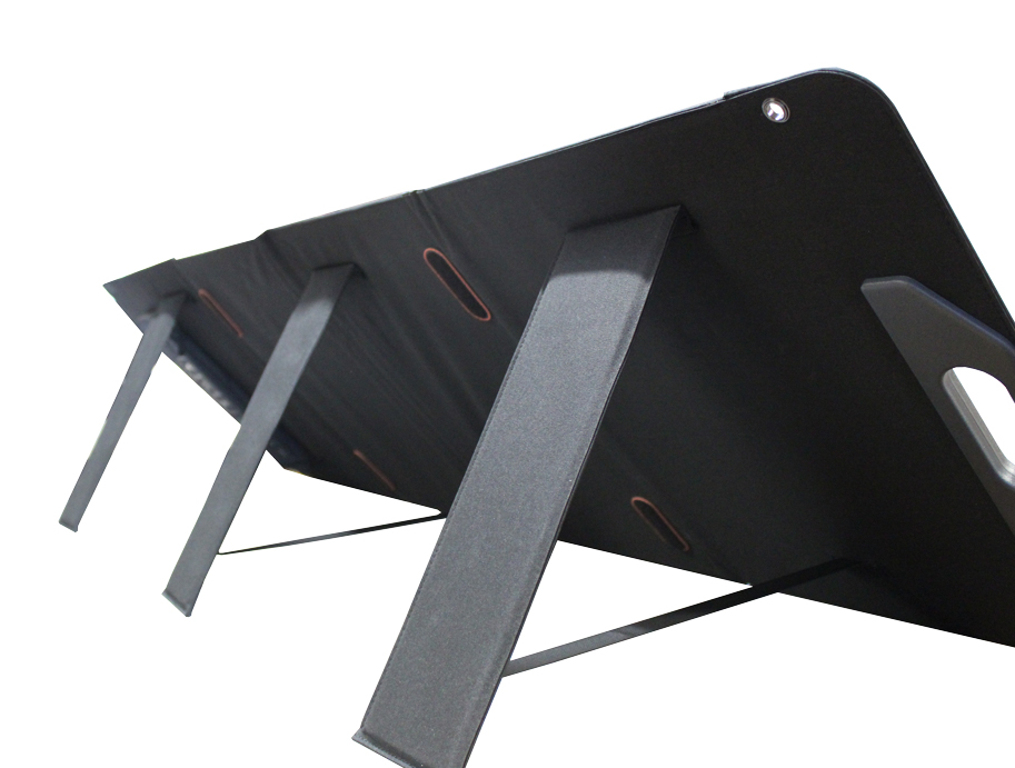 Foldbar monokrystallinsk solpanel - 18V / 100W (IP67)