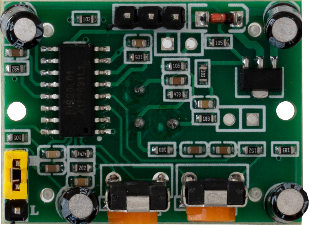 PIR sensormodul - 120° 7m - 3,6-20Vdc (HC-SR501)
