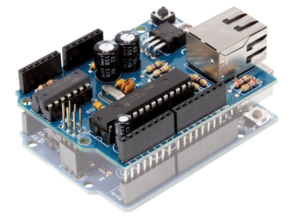 KA04 Ethernet shield til ARDUINO UNO (byggesæt)