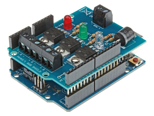 KA01 RGB shield til ARDUINO UNO (byggesæt)