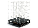 K8018W - 3D LED kube, 5x5x5 hvide LED, programmerbar via USB