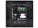 VELBUS - Glas kotrolmodul m. 1 touchknap, Sort