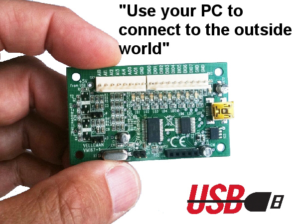 WMI167 - Mini USB interface kort