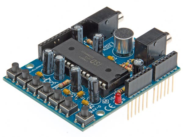 KA02 Audio shield til ARDUINO UNO (byggesæt)
