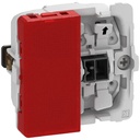 Fuga 1-pol afbryder m/LED lampe 16A uden afdækning