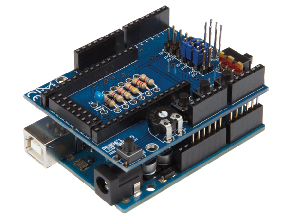 KA06 LCD shield til ARDUINO (byggesæt)