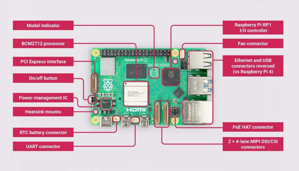 Raspberry Pi 5, 4GB RAM