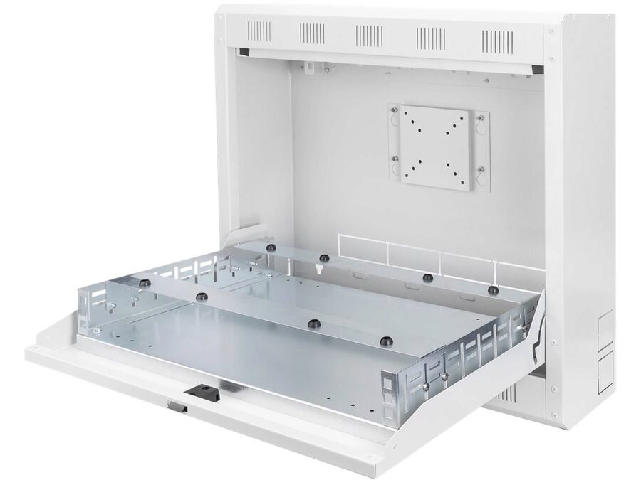 Digitus - 19" Wall mount rack, Lys grå