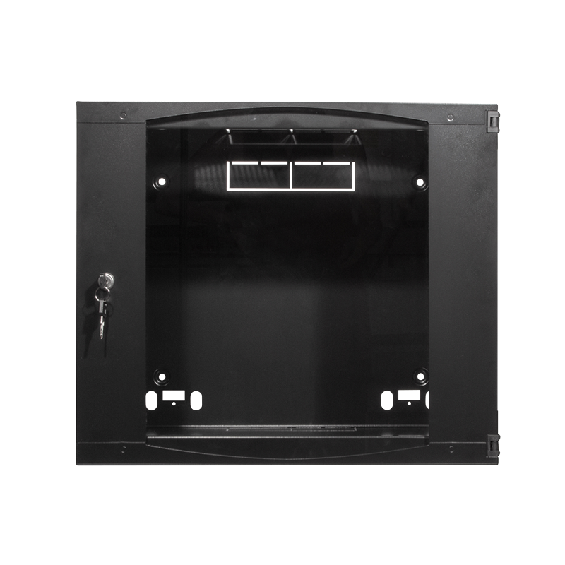 19" væg-rackskab - 15U B540xD450mm, Sort