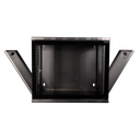 19" væg-rackskab - 9U B540xD550mm, Sort