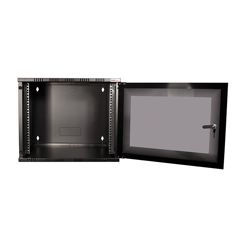 19" væg-rackskab - 9U B540xD550mm, Sort