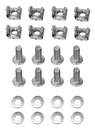 Sidevinkelbeslag til 19" Racks - 600mm, Stål (2 stk.)