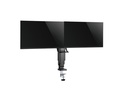 Dual monitor bordbeslag  17-27" Sort