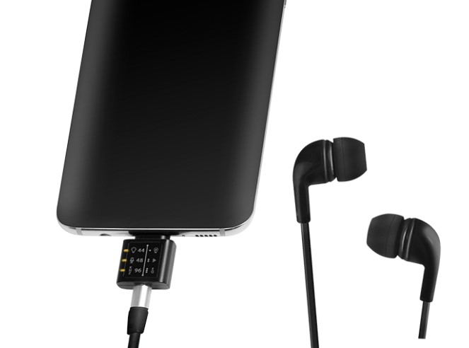 USB-C til 3,5mm JACK adapter m. EQ amp. 44/48/96kHz / 24-bit