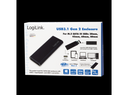 USB 3.1 ekstern harddisk-kabinet til M.2 NGFF (SATA) SSD