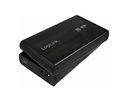 Ekstern 3,5" HDD kabinet - USB 3.0 / SATA, Sort alu.
