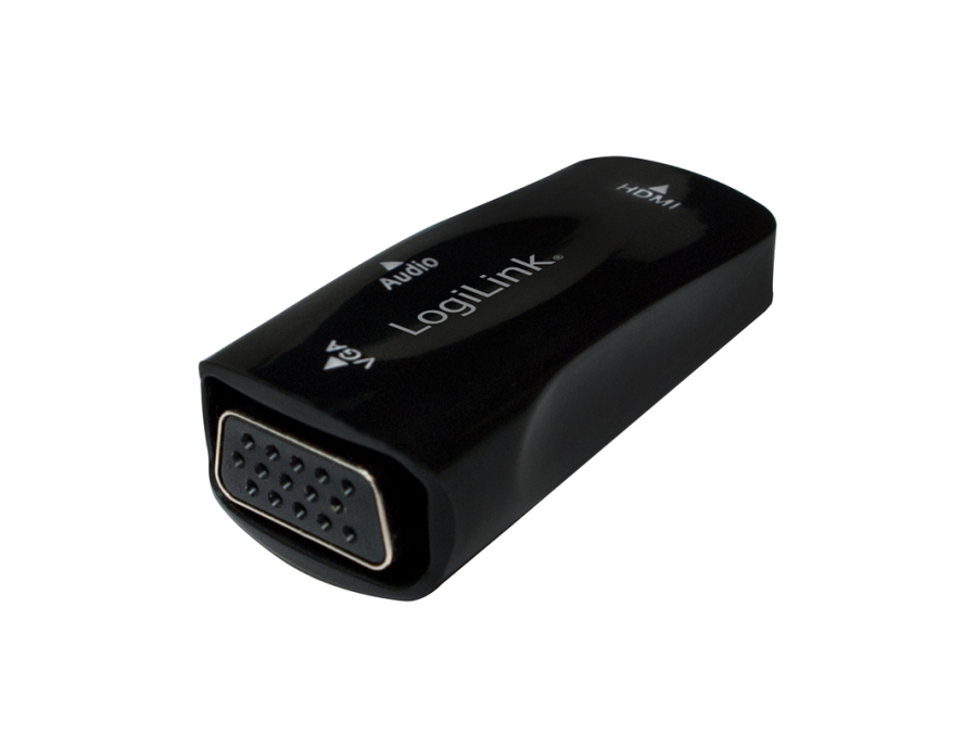 HDMI til VGA konverter - Hun/Hun (med. audio JACK)