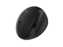 2.4GHz trådløs ergonomisk mus - 1600dpi, Sort