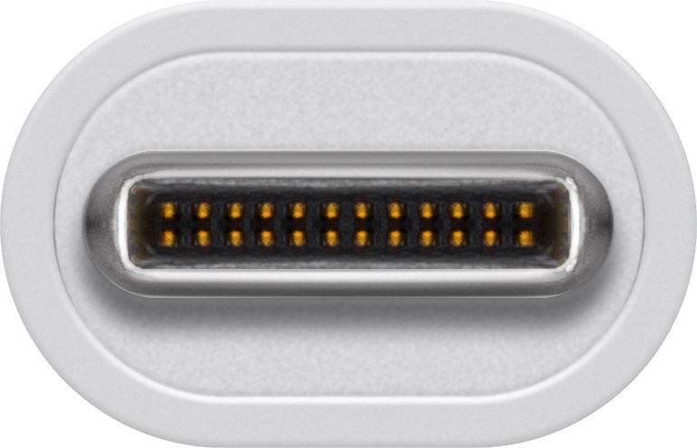 USB-C til VGA adapter – USB-C han til VGA hun, Hvid (0,2m)