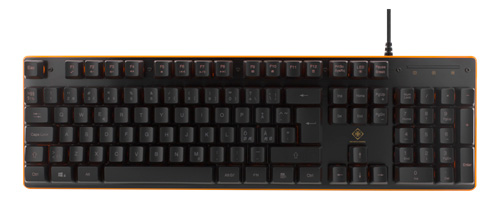 GAMING tastatur - Membran switche, Orange lys, anti-ghosting